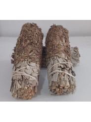 Atadillo de Salvia Blanca con Romero de 11 cm. aprox.