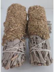 Atadillo de Salvia Blanca con Ruda de 11 cm. aprox.