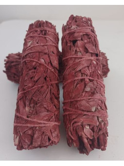 Atadillo de Salvia Blanca con incienso Sangre de Dragón de 11 cm. aprox.