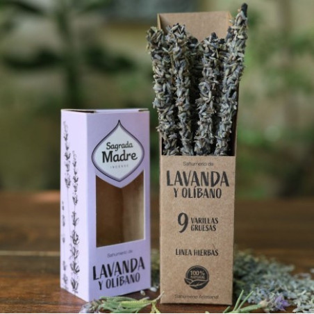 Incienso Lavanda y Olíbano. Sagrada Madre.