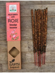 Incienso Earth de Palo Santo con Rosa.
