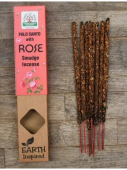 Incienso Earth de Palo Santo con Rosa.