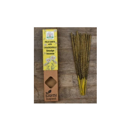 Incienso Earth de Palo Santo con Camomila.