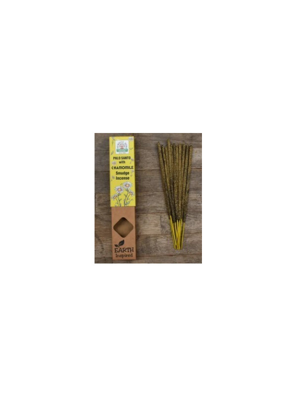Incienso Earth de Palo Santo con Camomila.
