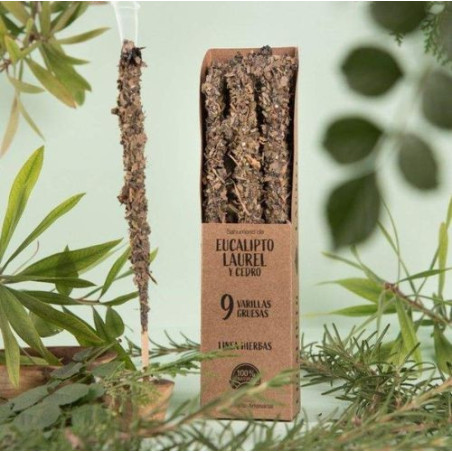Incienso Eucalipto, Laurel y Cedro. Sagrada Madre.