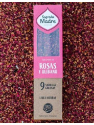 Incienso Hierbas Rosa Olíbano. Sagrada Madre.