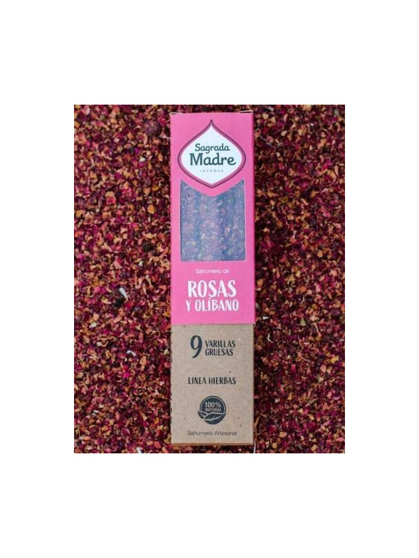 Incienso Hierbas Rosa Olíbano. Sagrada Madre.