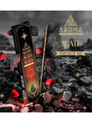 Incienso Aroma con Minerales, Cristal Ágata.
