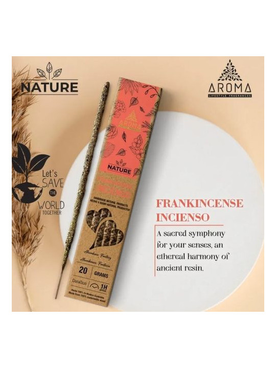 Incienso Aroma Orgánico Nature Frankincense.