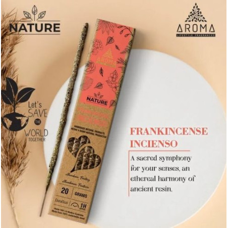 Incienso Aroma Orgánico Nature Frankincense.