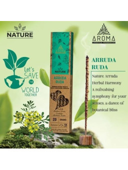 Incienso Aroma Orgánico Nature Ruda.