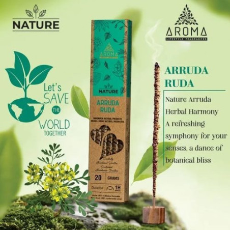 Incienso Aroma Orgánico Nature Ruda.