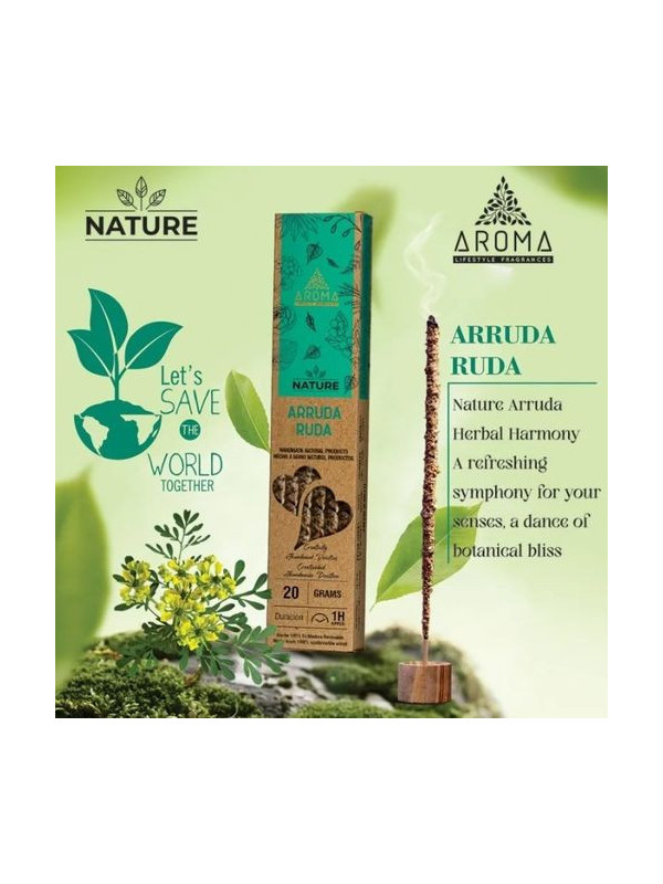 Incienso Aroma Orgánico Nature Ruda.