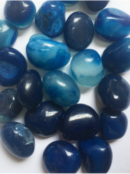 Canto Rodado Pequeño Cuarzo Azul de 1 a 2cm