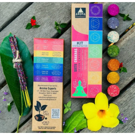 Incienso Aroma Kit 7 Chakras.