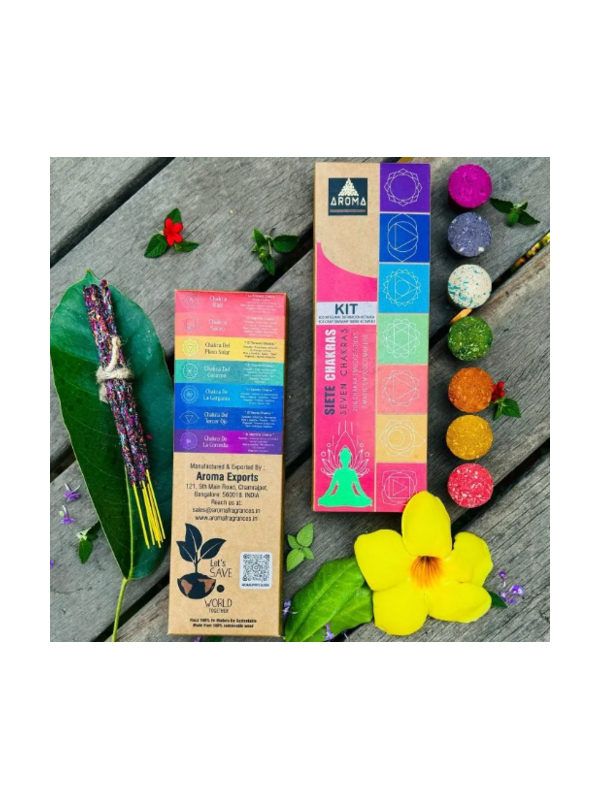 Incienso Aroma Kit 7 Chakras.