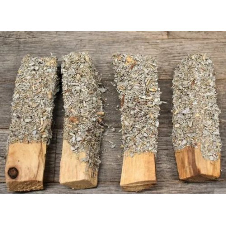 Autentico palo Santo con Salvia Blanca.