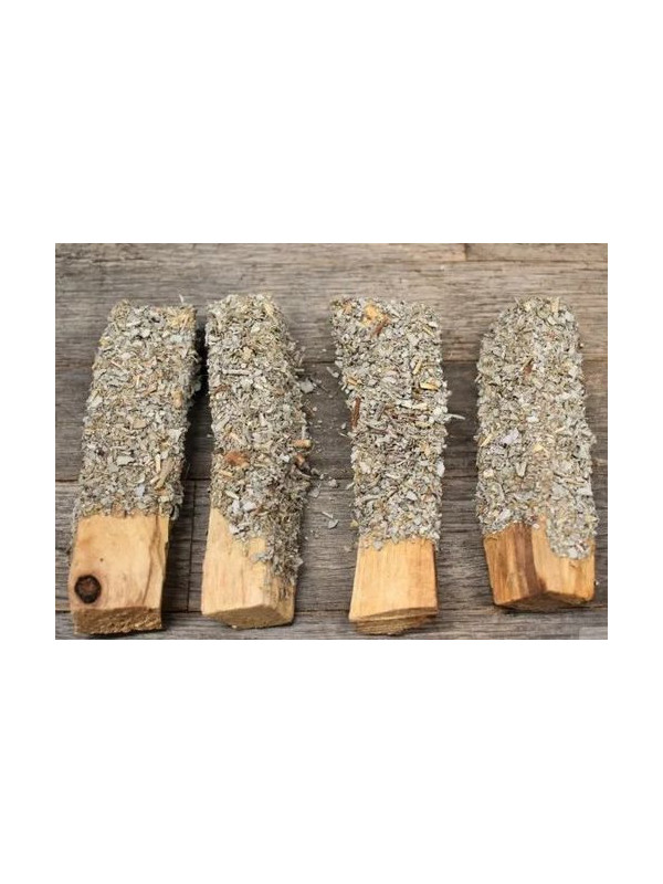 Autentico palo Santo con Salvia Blanca.