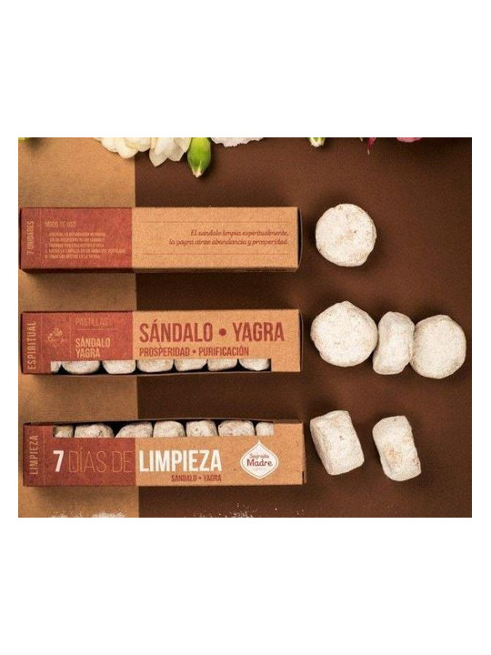 Bombas de Hierbas 7 días Sándalo-Yagra. Sagrada Madre.