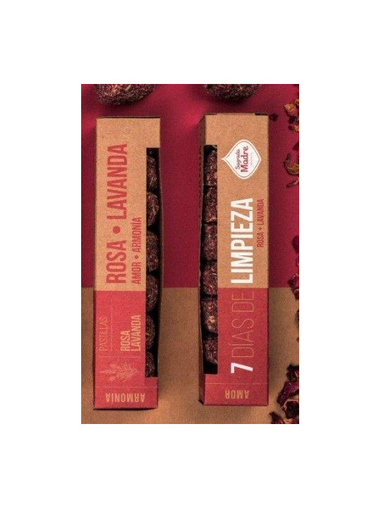 Bombas de Hierbas 7 días Rosa y Lavanda. Sagrada Madre.