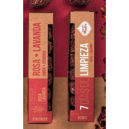 Bombas de Hierbas 7 días Rosa y Lavanda. Sagrada Madre.