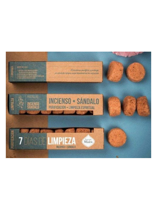 Bombas de Hierbas 7 días Frankincense y Sándalo. Sagrada Madre.