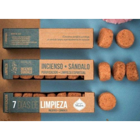 Bombas de Hierbas 7 días Frankincense y Sándalo. Sagrada Madre.