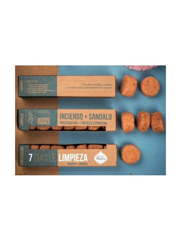 Bombas de Hierbas 7 días Frankincense y Sándalo. Sagrada Madre.