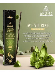 Incienso Aroma con Minerales, Cristal Aventurina.