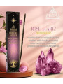 Incienso Aroma con Minerales, Cristal Cuarzo Rosa.