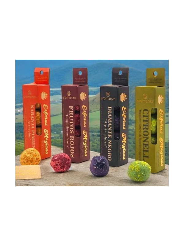 Bomba Mágica Orgánica de defumación 4 Elementos. Aromanza.