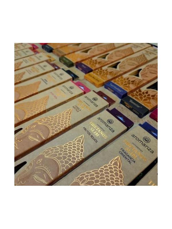 Incienso Tibetano Slim Dulce Fresa. Aromanza.