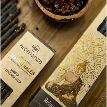 Incienso Magistral Mirra Consagrada. Aromanza.