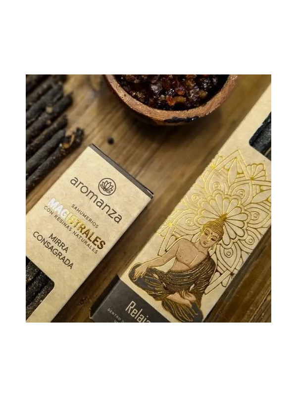 Incienso Magistral Mirra Consagrada. Aromanza.