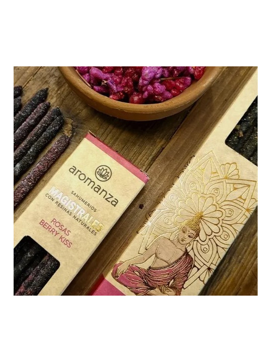 Incienso Magistral Rosa Berry Kiss. Aromanza.