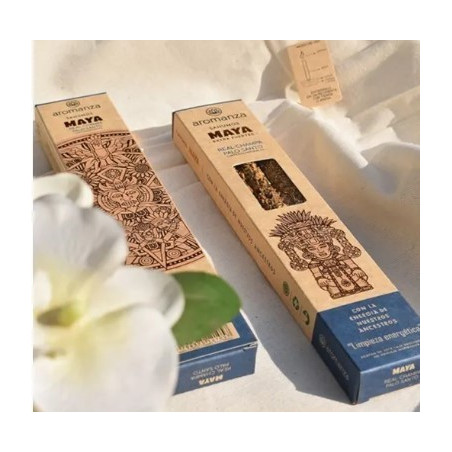 Incienso Maya Champa con Palo Santo. Aromanza.