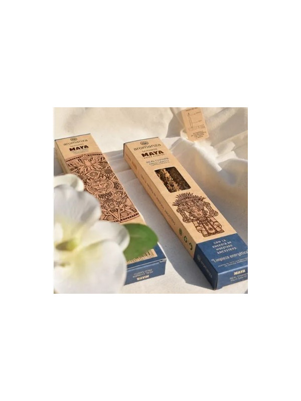 Incienso Maya Champa con Palo Santo. Aromanza.
