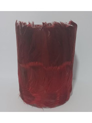 Porta Velas Plumas Burdeos.