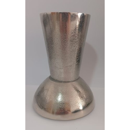Candelero Metal Plateado.