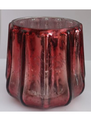 Porta Velas Tulipán Rojo.