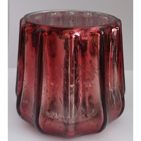 Porta Velas Tulipán Rojo.