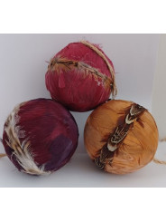 Pack Bolas de Navidad de Plumas.