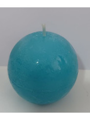 Vela Esfera Azul celeste pequeña 6cm.