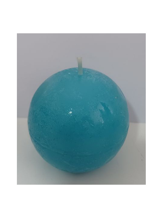 Vela Esfera Azul celeste pequeña 6cm.