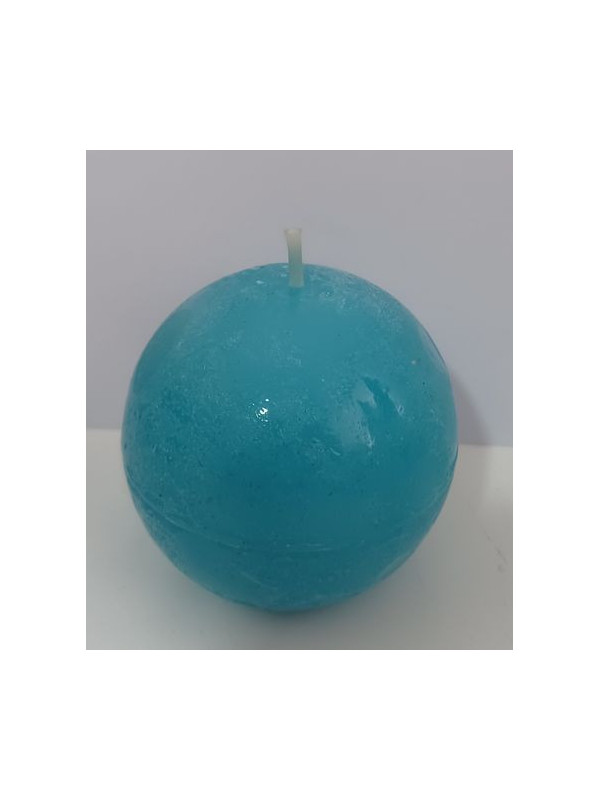 Vela Esfera Azul celeste pequeña 6cm.