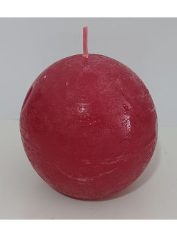 Vela Esfera Fúcsia Pequeña 6cm.