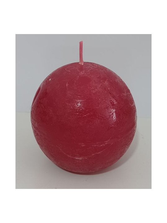 Vela Esfera Fúcsia Pequeña 6cm.