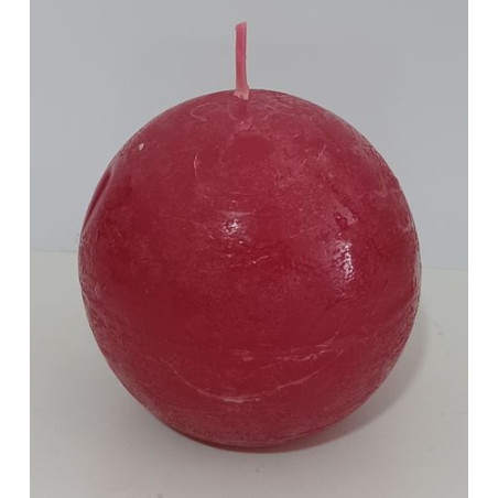 Vela Esfera Fúcsia Pequeña 6cm.