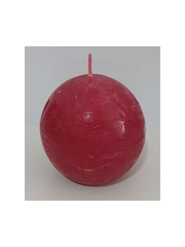Vela Esfera Fúcsia Pequeña 6cm.