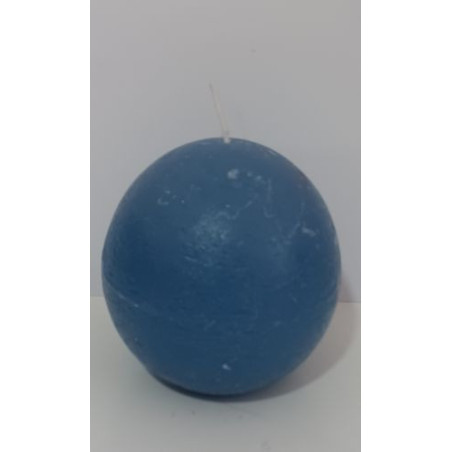 Vela Esfera Azul marino grande. 7,5cm.